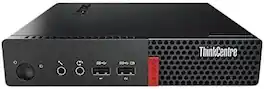 Lenovo - Refurbished Excellent - ThinkCentre M910Q Tiny Desktop PC, Intel Core i7-6700T up to 3.6GHz, 32GB DDR4 RAM, 1TB SSD, Wi-Fi & BT, Win11P - Black