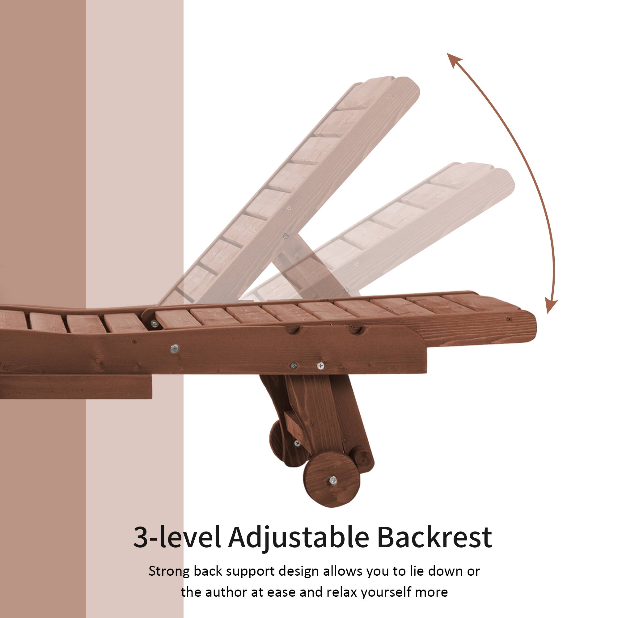 3-level Adjustable Backrest

Strong back support design allows you to lie down or sit at ease and relax yourself more