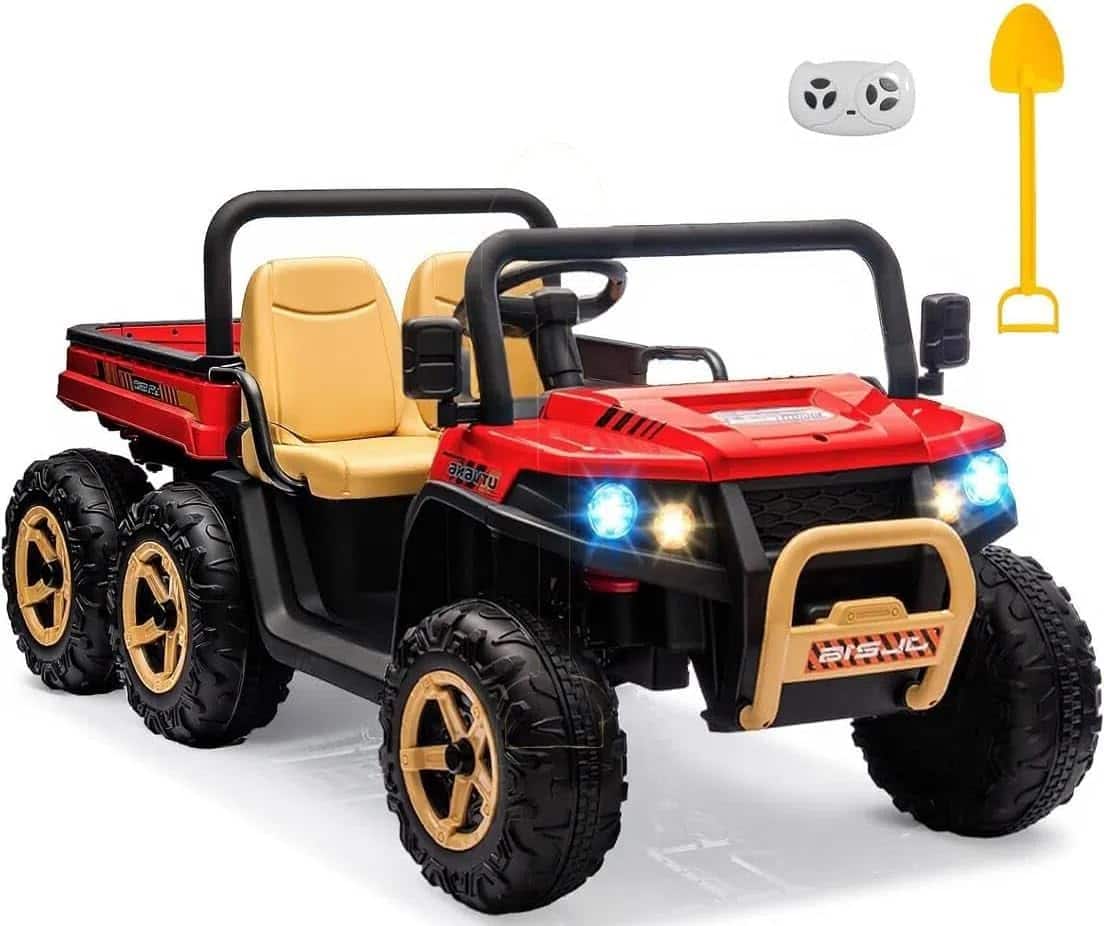 Jojoka - 24V Ride on Toys for Big Kids, 4WD Electric UTV 2 Seater Ride on Cars with Remote Control, Ride on Truck