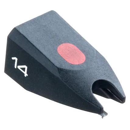 Front. Ortofon - Ortofon Stylus 14 Replacement Stylus (Black) - Black.