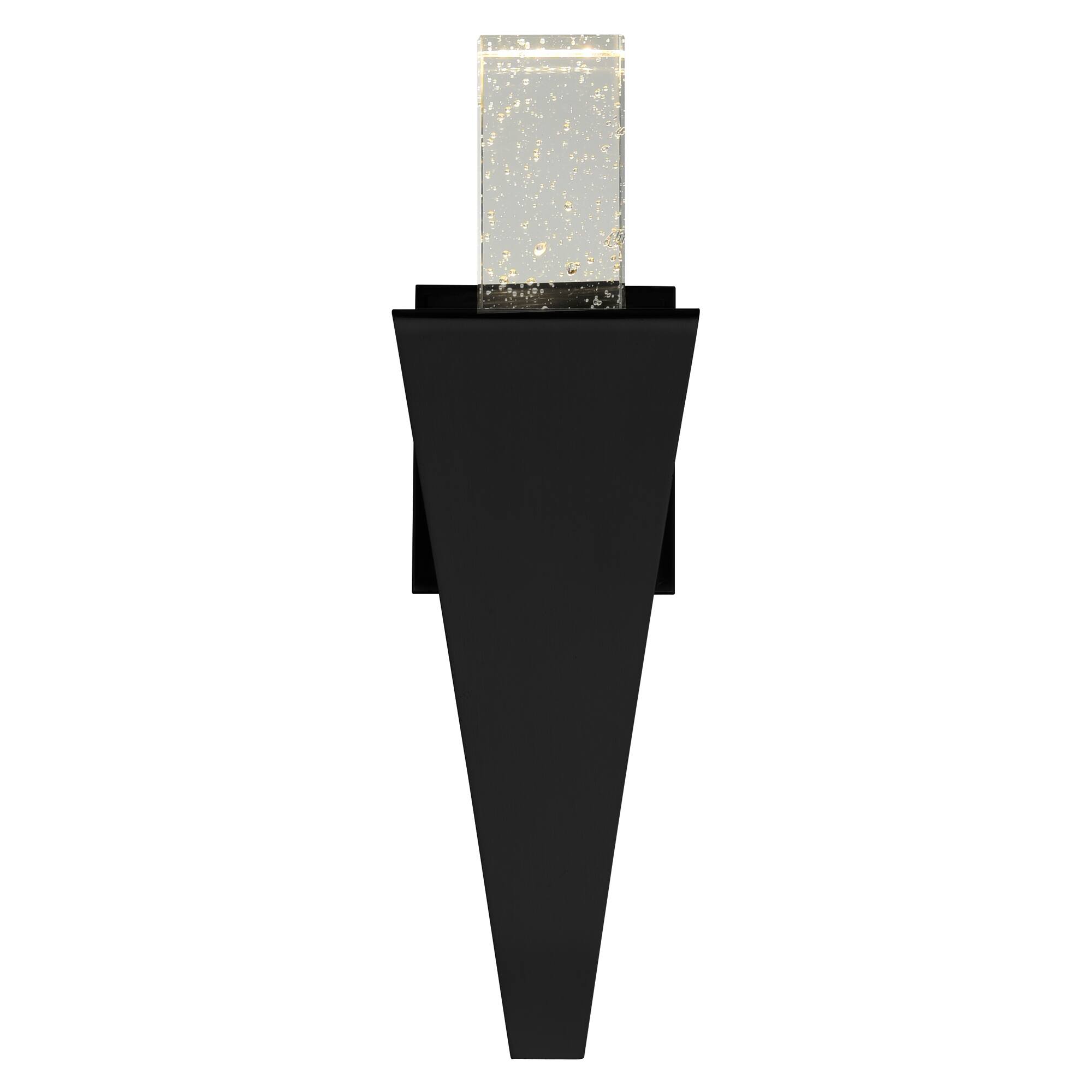 Angle. CWI Lighting - Catania LED Integrated Black Wall Light - Black.