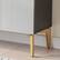 Alt View 3. Kings Brand Furniture - Kings Brand Furniture George Console Table for Entryway, Wood Sofa Table - Black.
