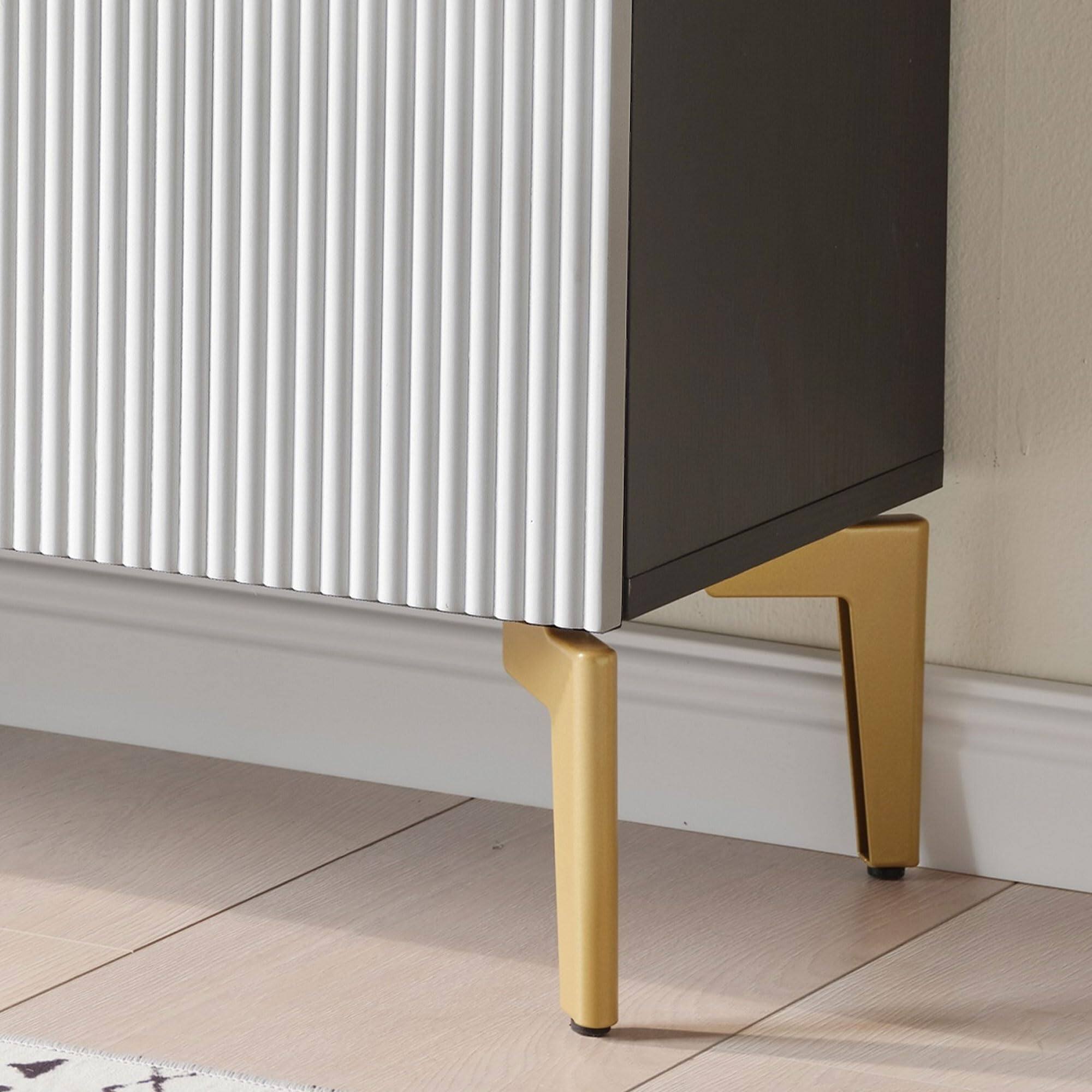 Alt View 3. Kings Brand Furniture - Kings Brand Furniture George Console Table for Entryway, Wood Sofa Table - Black.