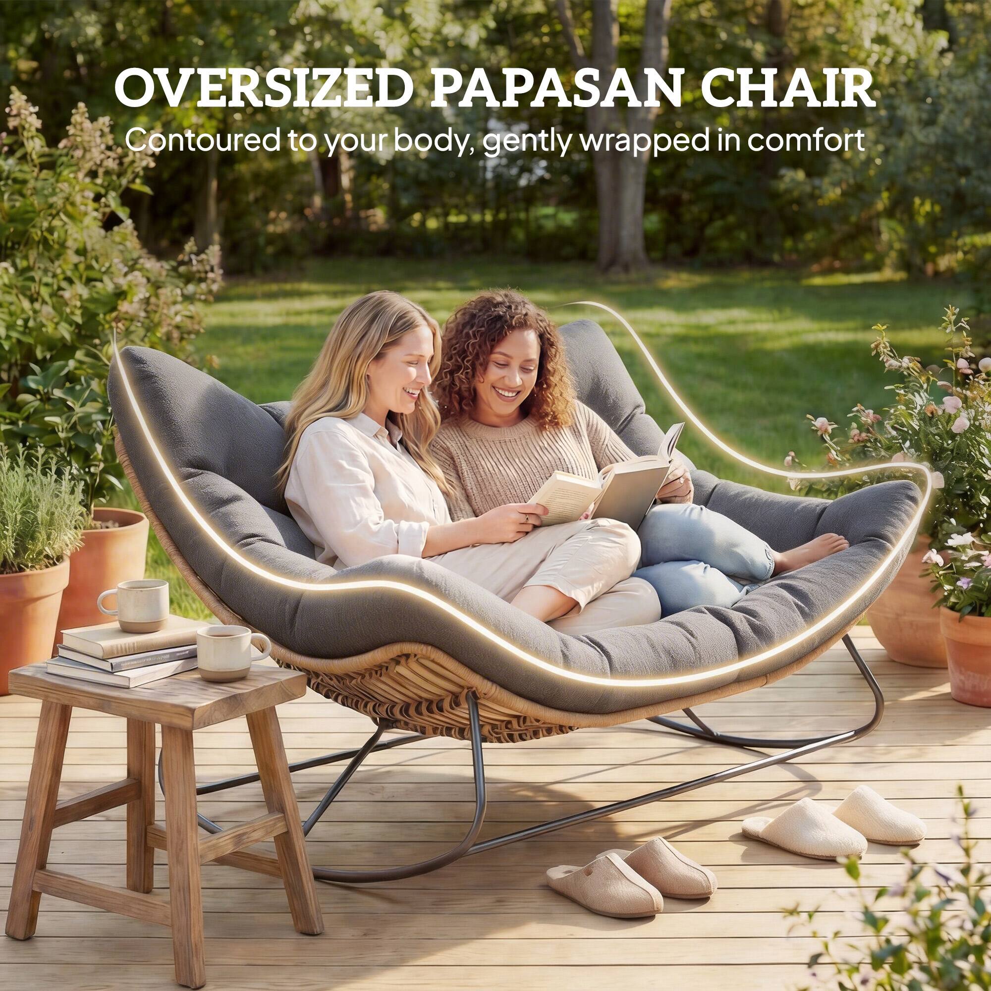 OVERSIZED PAPASAN CHAIR  
Contoured to your body, gently wrapped in comfort