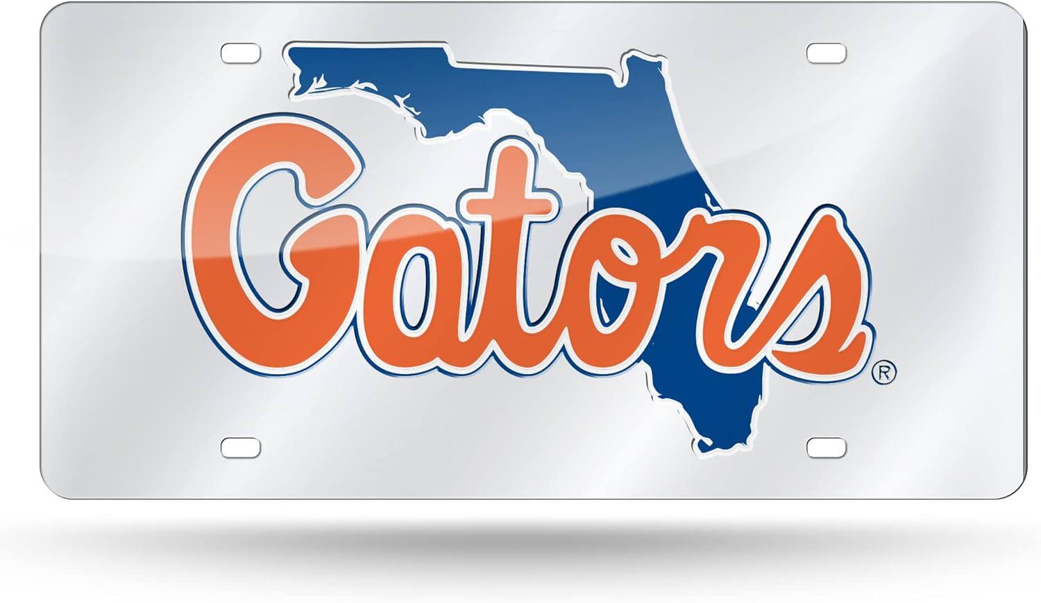 Florida Gators State of Florida 12" x 6" Laser Cut Tag for Car/Truck/SUV - Automobile Decor