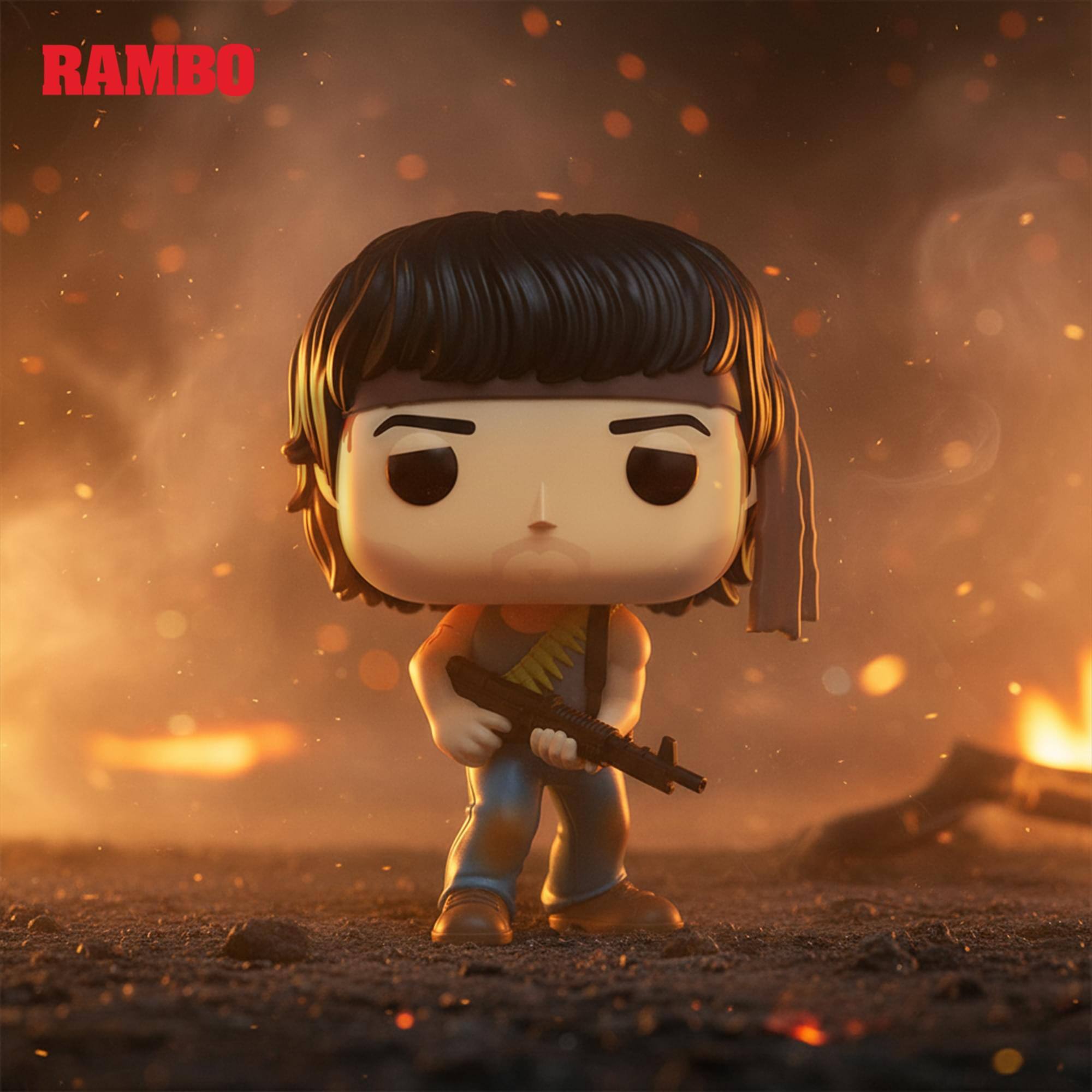 Alt View 3. Funko - Rambo First Blood: John Rambo #2003 - Multi-Colored.