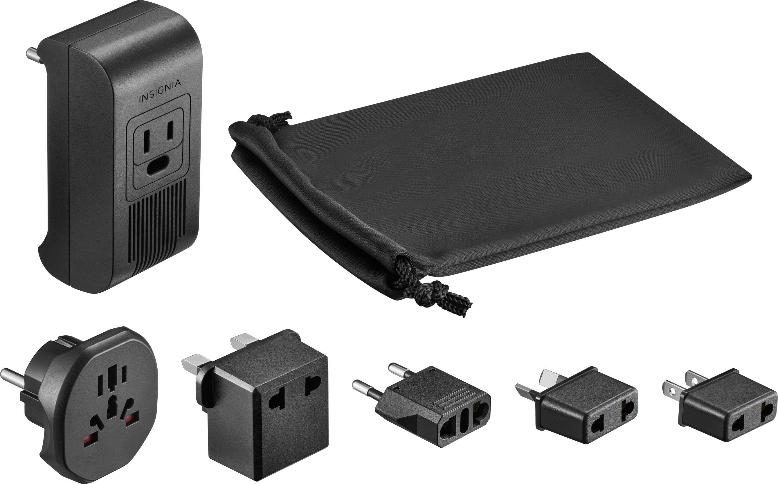 Alt View 15. Insignia™ - 2,000W Travel Converter and Plug Adapters - Black.