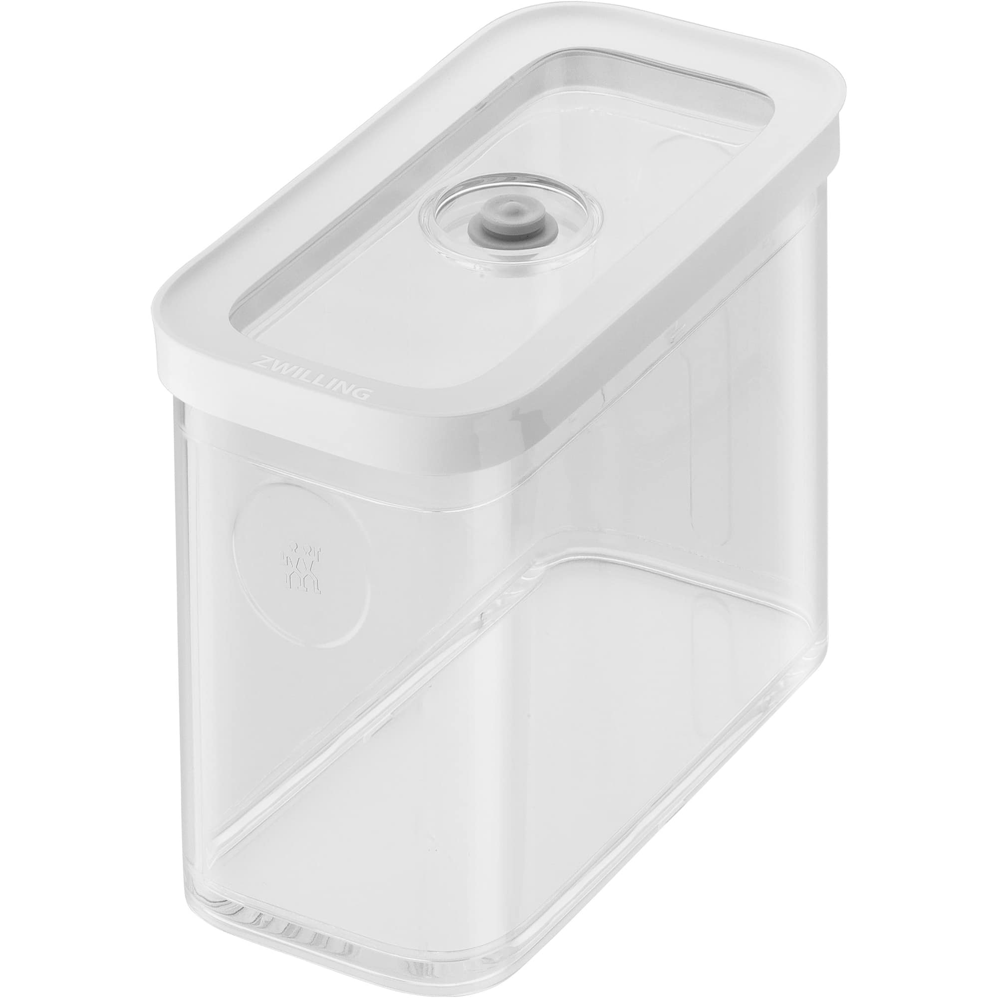 ZWILLING - Fresh & Save Cube Boxes, Plastic, Airtight Dry Food Storage Container, Medium Tall Cube, 2M Container, 1.9-qt - Clear