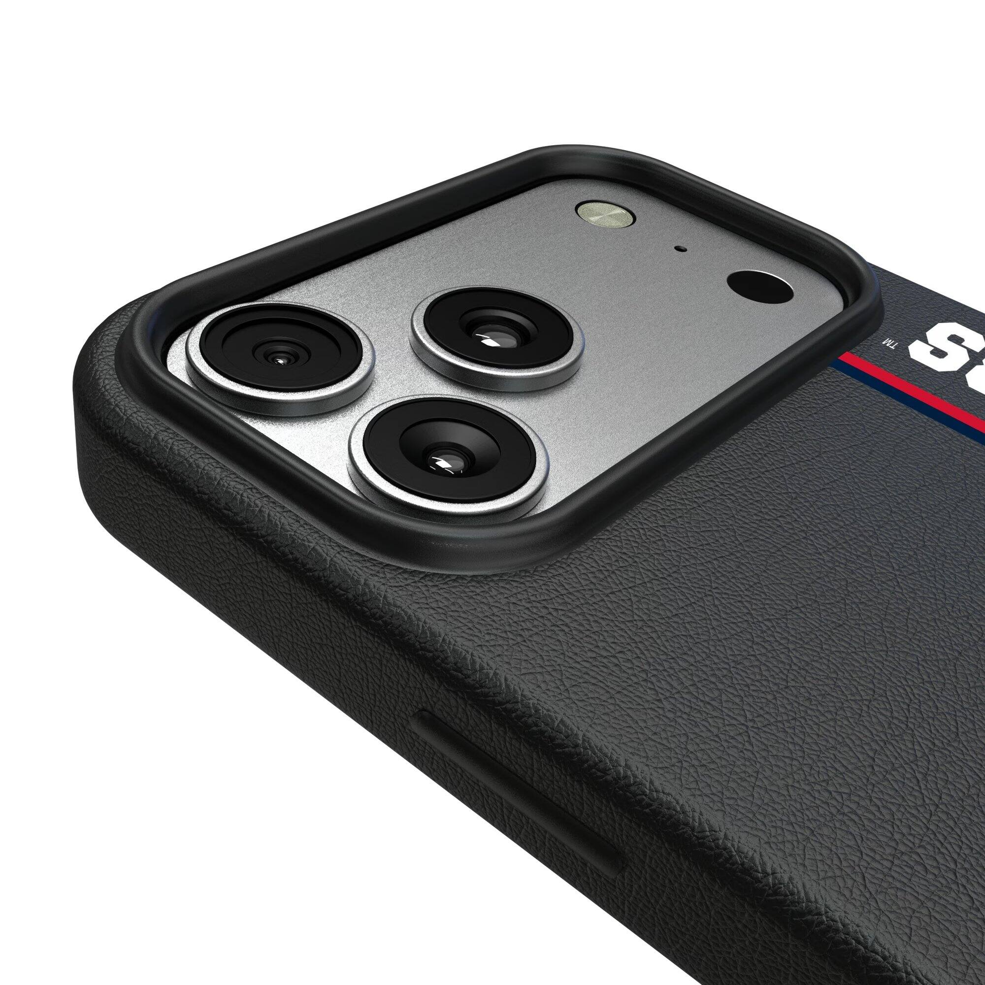 Alt View 2. Keyscaper - Black Florida Panthers Sidebar Magnetic iPhone Case - 17 Air - Black.