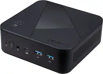Acer - Revo Box AI Mini PC Desktop Copilot+PC - AMD Ryzen AI 9 465 2026 - 16GB DDR5 Memory - 512GB Storage - Black