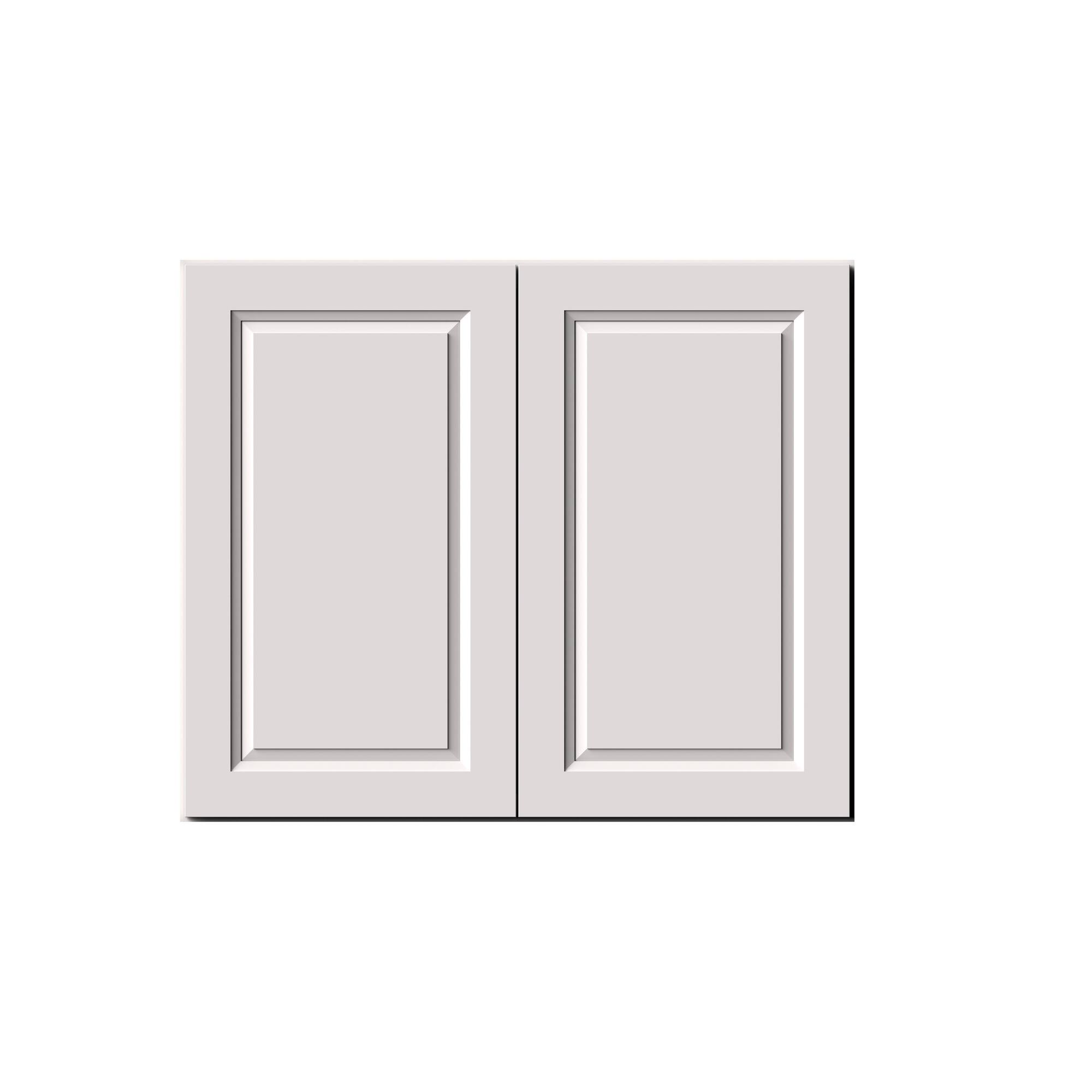 Alt View 1. Boyel Living - 36-in W x 30-in H x 12-in D Shaker RTA Kitchen Wall Cabinet with Soft-Close Doors - Glacier White.