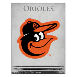 Holland Bar Stool Co. - Baltimore Orioles 24" x 32" Splash Canvas Wall Art - Multicolor