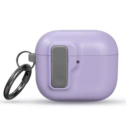 Front. Vena - Dual Layer Case for Apple AirPods 4 Case, with Auto Open Lock Compatible with AirPods Gen 4 4th Generation, Purple - Purple.