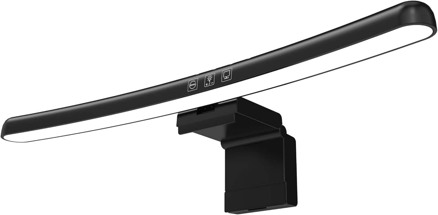 Cozy Serene - white blue Desk Lamp Light LED Adjustable Clamp metal Home Office Reading Caring with Swing Includes - default