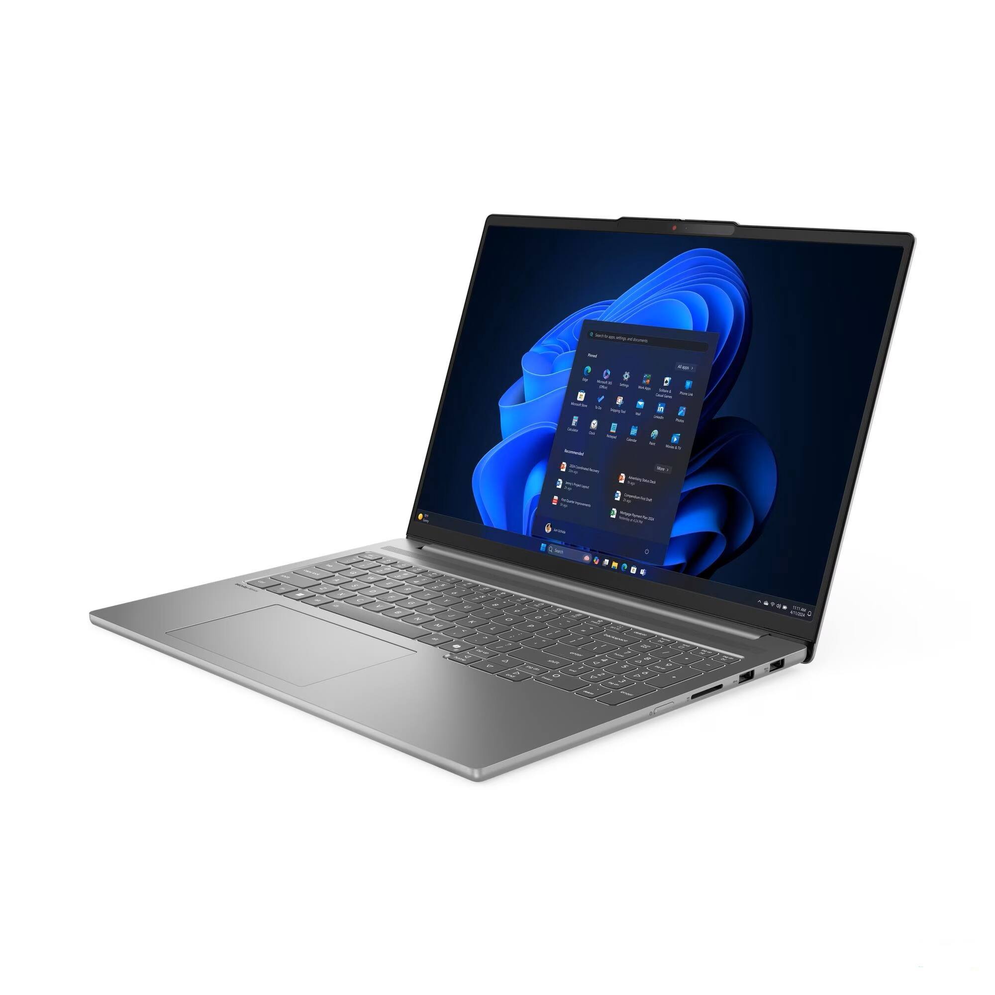 Alt View 1. Lenovo - IdeaPad Pro 5i 16" 2.8k OLED Touch Intel Core Ultra 9 285H 2.9 GHz up to 4.50 GHz 32GB 1TB SSD RTX 5050 Windows 11 Home - Gray.
