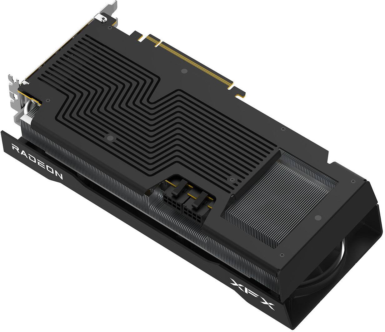 Alt View 1. XFX - Swift AMD Radeon RX 9070GRE Triple Fan Gaming Graphics Card with 12GB GDDR6 PCI Express 5.0 HDMI 3xDP, AMD RDNA 4 - Black.