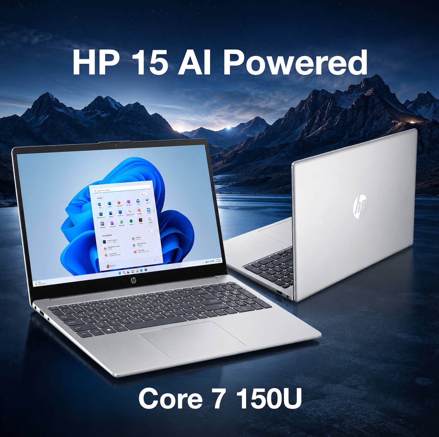 HP 15 AI Powered  
Core 7 150U