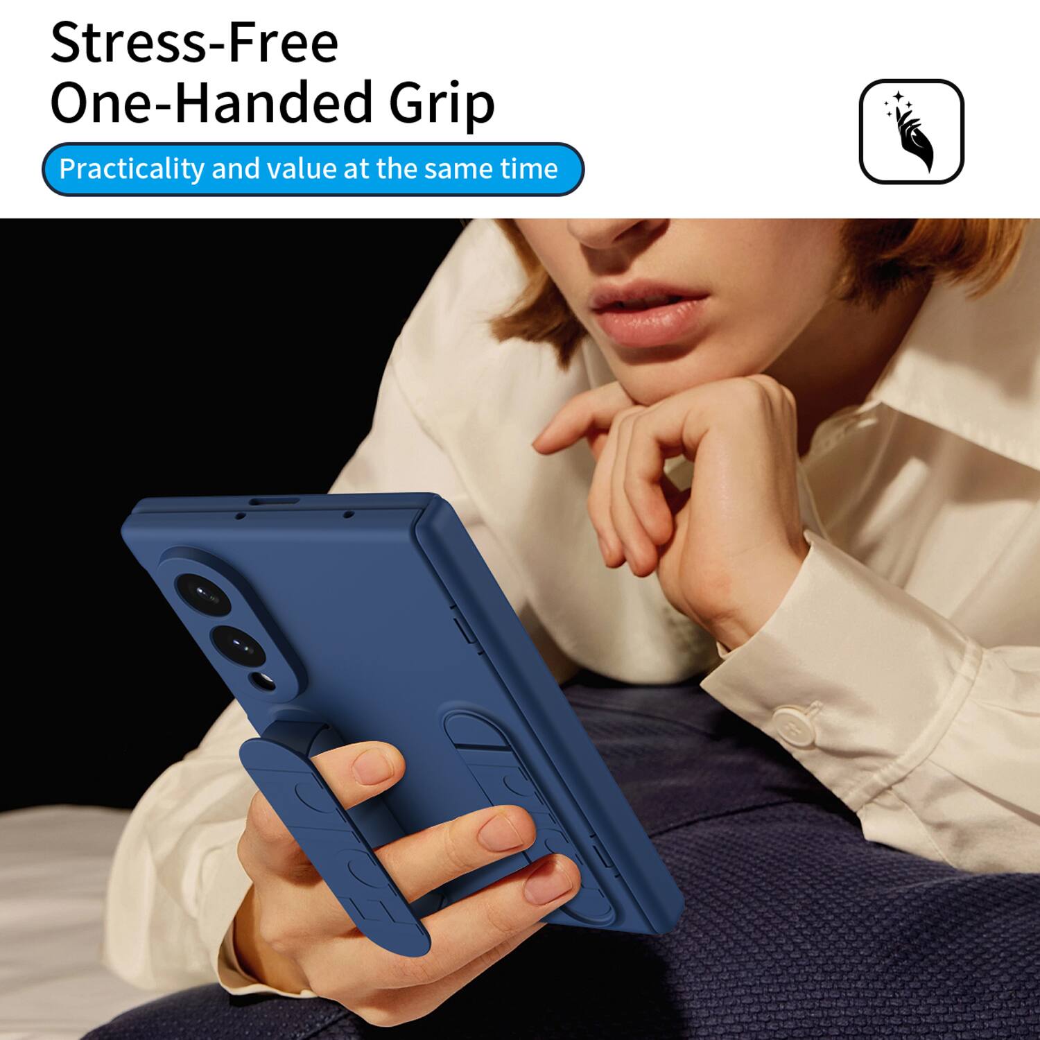 Stress-Free One-Handed Grip  
Practicality and value at the same time