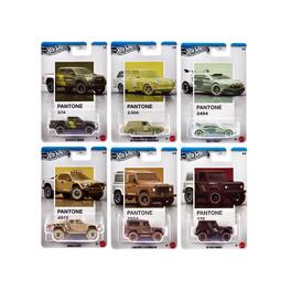"Pantone" 10 piece Set B "Silver Series" Diecast Model Cars by Hot Wheels
