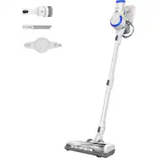 Front. Tineco - Essentials Lightweight Cordless Stick Vacuum Cleaner A10 - White.