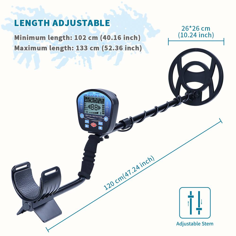 LENGTH ADJUSTABLE  
Minimum length: 102 cm (40.16 inch)  
Maximum length: 133 cm (52.36 inch)  

26*26 cm (10.24 inch)  

120 cm (47.24 inch)  

Adjustable Stem