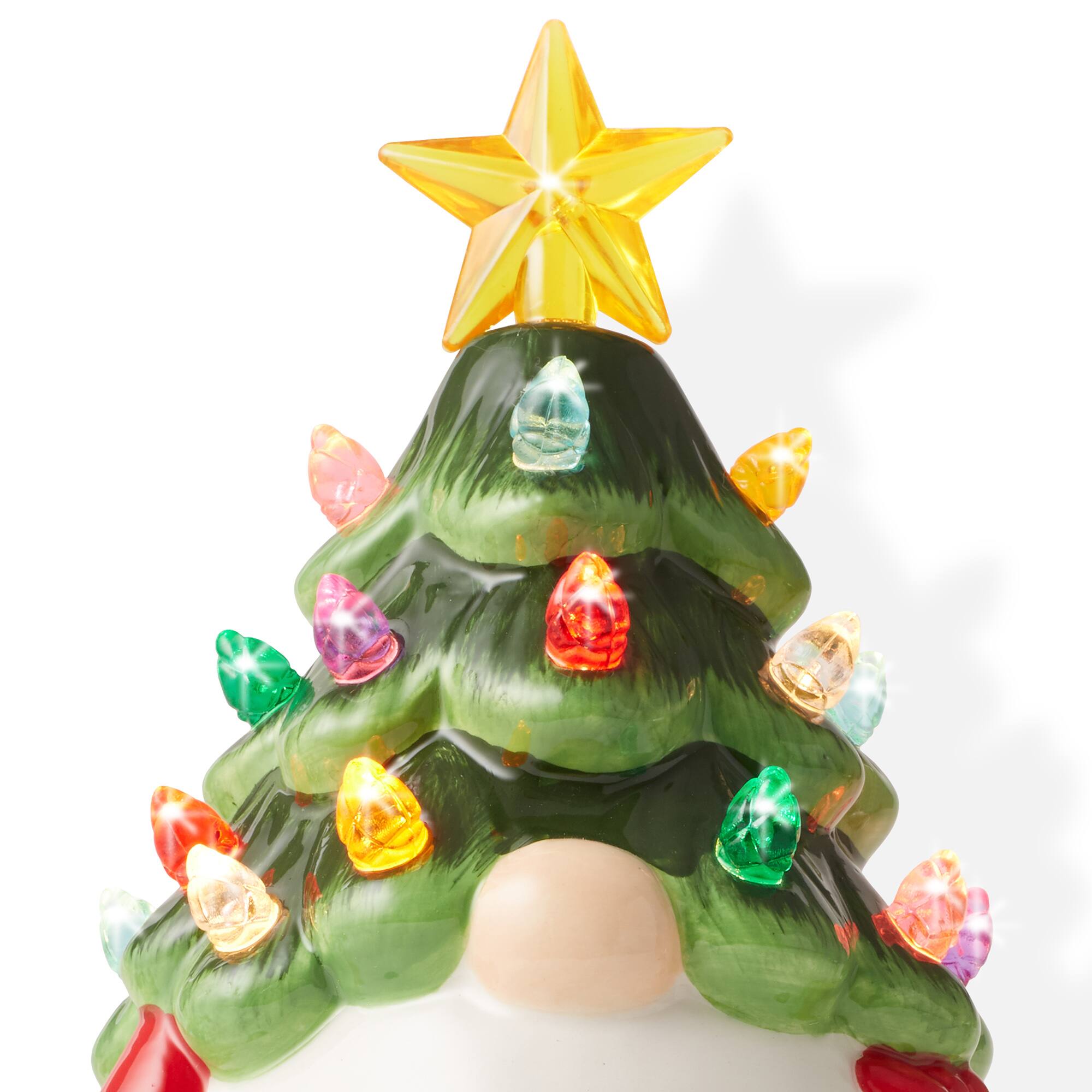 Alt View 2. Casafield - Ceramic Holiday Plug-in Vintage Decorative Night Light - Green.