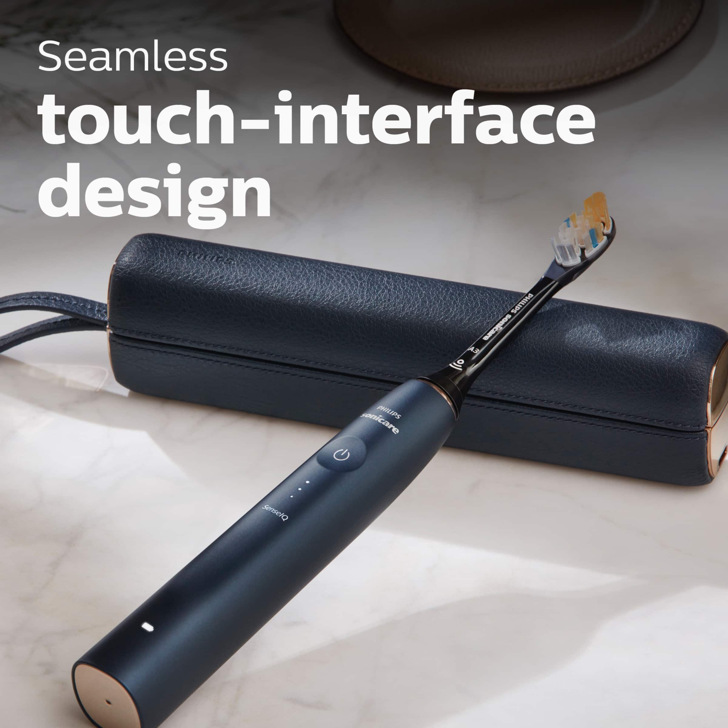 Alt View Zoom 24. Philips Sonicare - 9900 Prestige Rechargeable Electric Toothbrush with SenseIQ - Midnight.