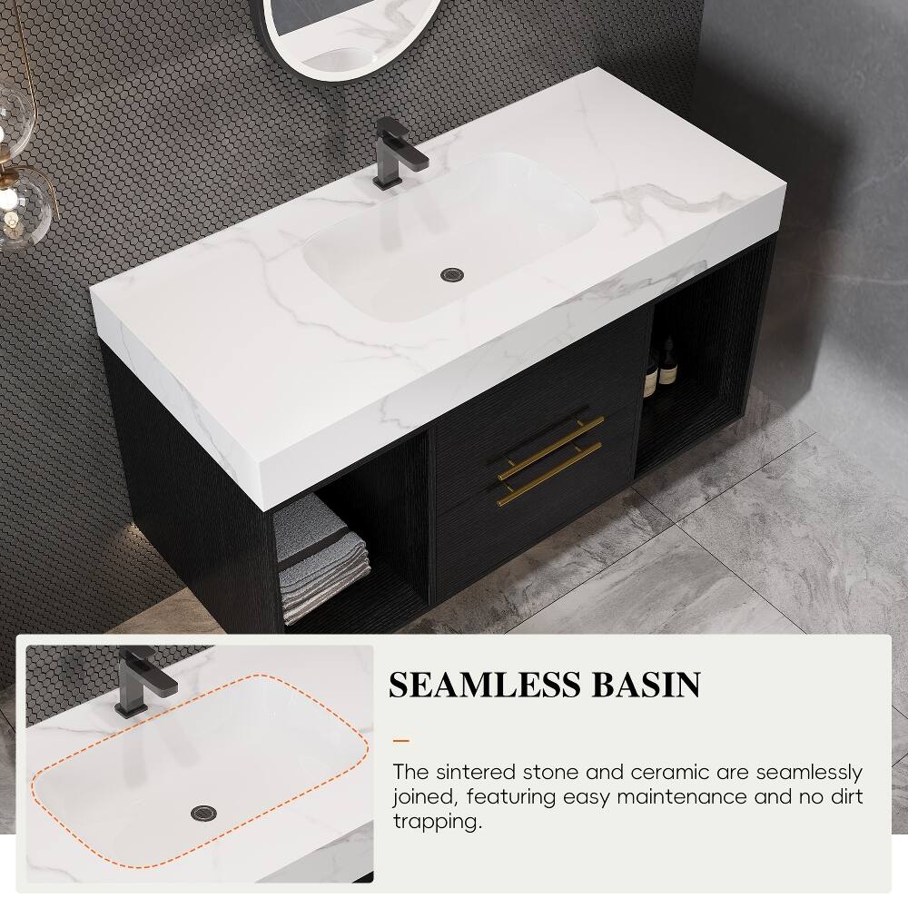SEAMLESS BASIN

The sintered stone and ceramic are seamlessly joined, featuring easy maintenance and no dirt trapping.