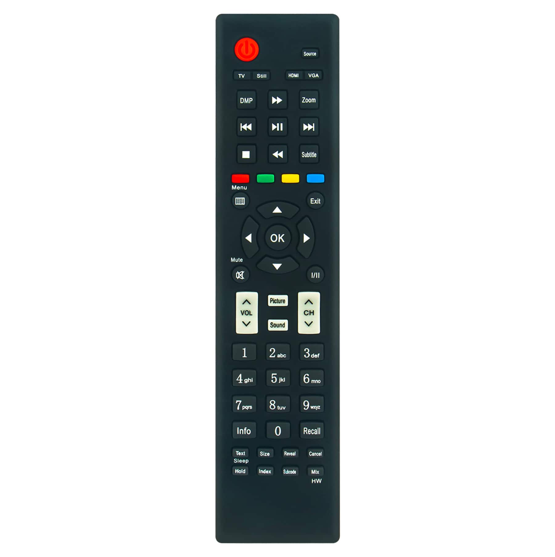 ALLIMITY - ER-22641HS Replacement Remote, Fit for Hisense LCD LED Smart TV ER-22641HS ER22641HS - Black