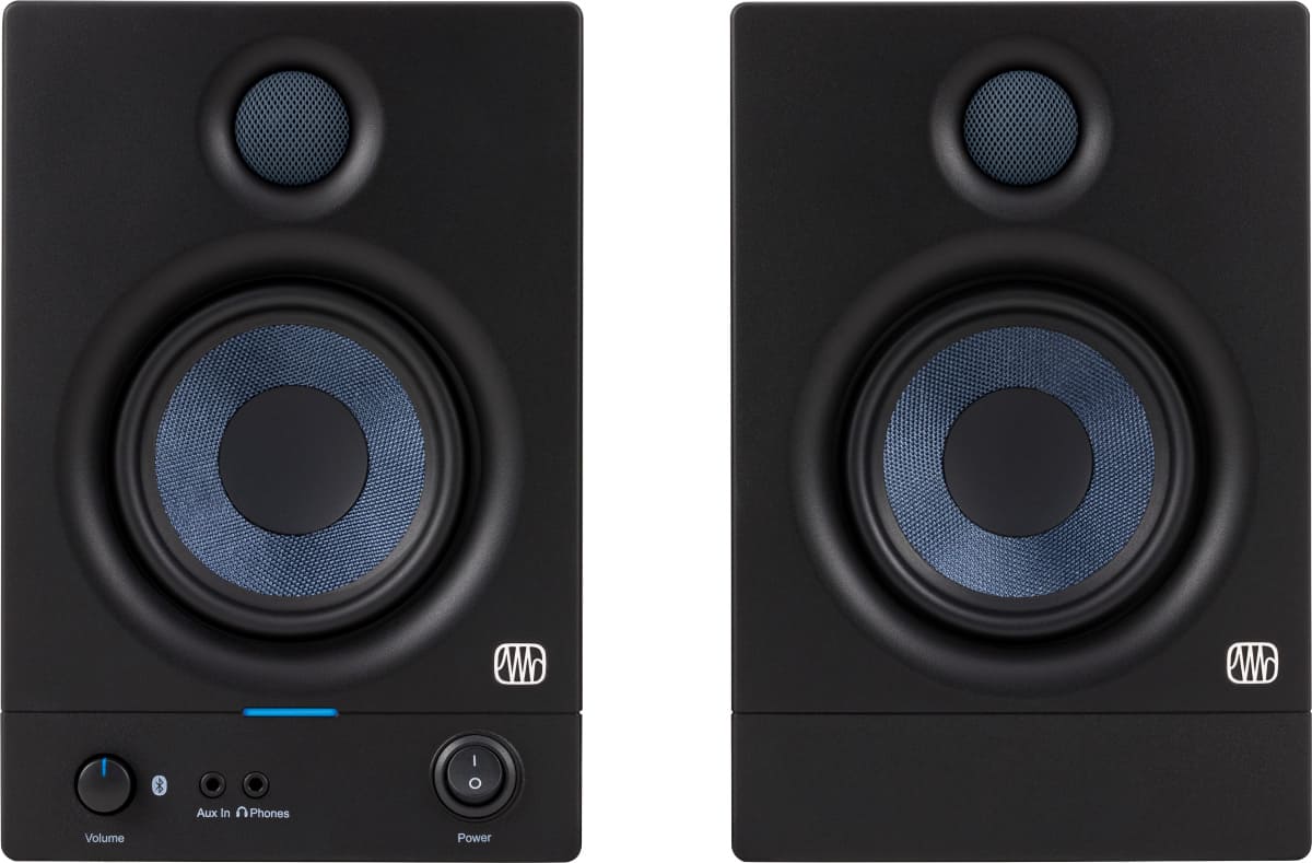 Front. PreSonus - Studio Monitors ERIS 4.5BT - Black.