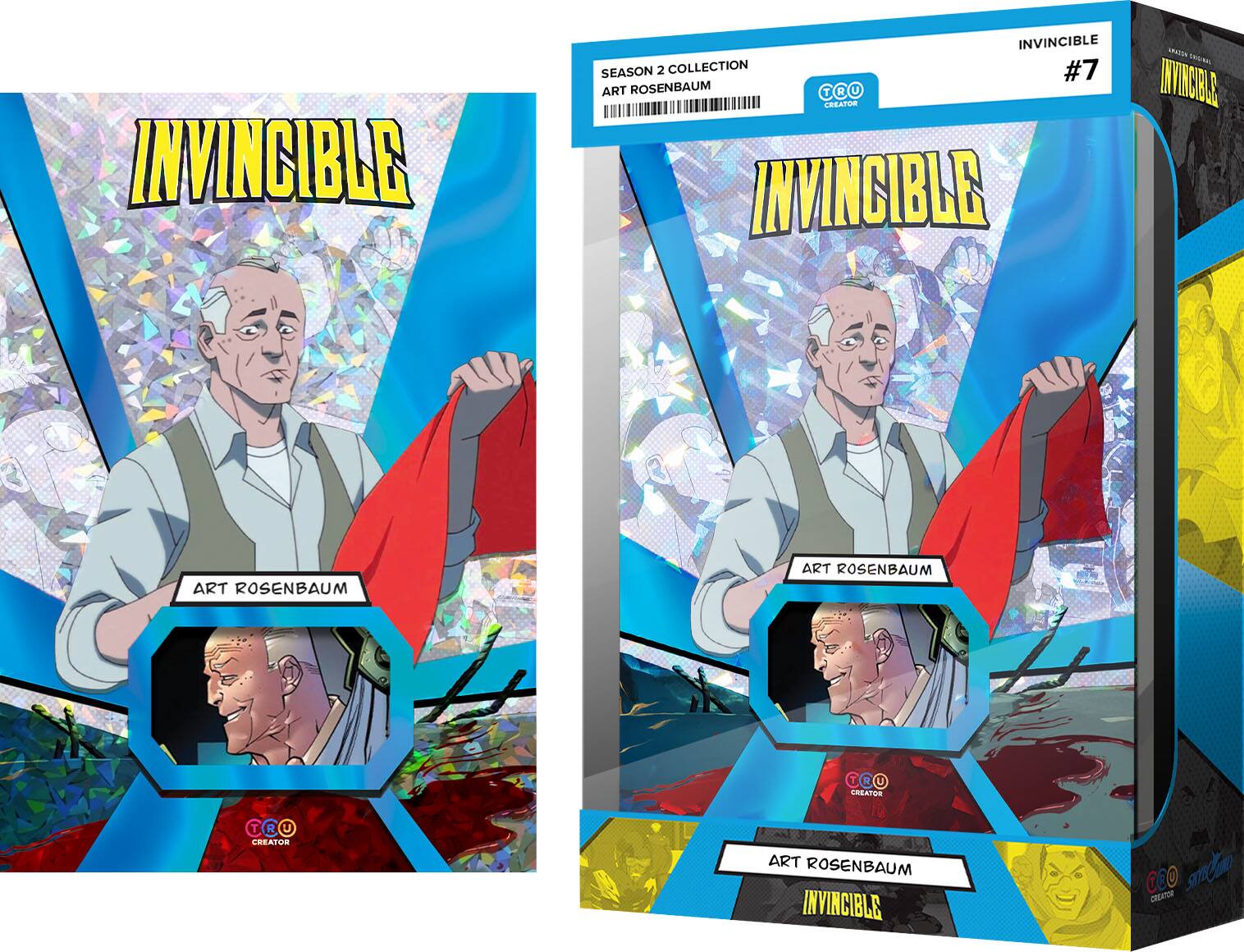 INVINCIBLE  
INVINCIBLE SEASON 2 COLLECTION #7  
ART ROSENBAUM  
CCO CREATOR  
TRU CREATOR  
ART ROSENBAUM  
INVINCIBLE  
1 R U SKYECOLO CREATOR