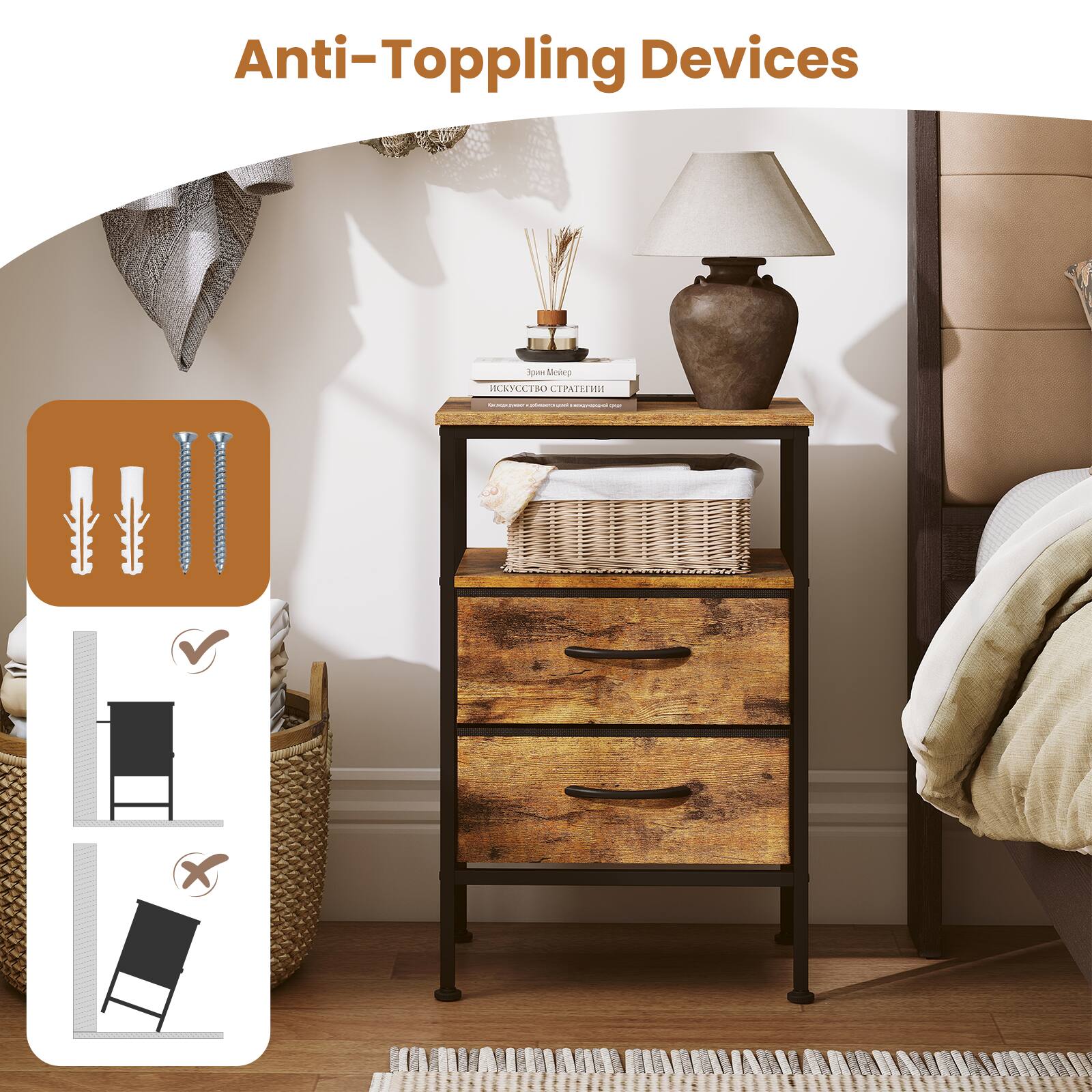 Anti-Toppling Devices