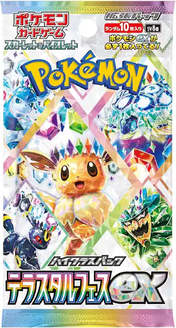 pokmon terastal festival japanese booster box sv8a Terastal Festival EX Pokemon Card Booster Box sv8a Japanese TCGSR.COM