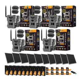 Spypoint - FLEX-DARK GPS-Enabled Cellular Trail Camera with Solar Panel and Accs