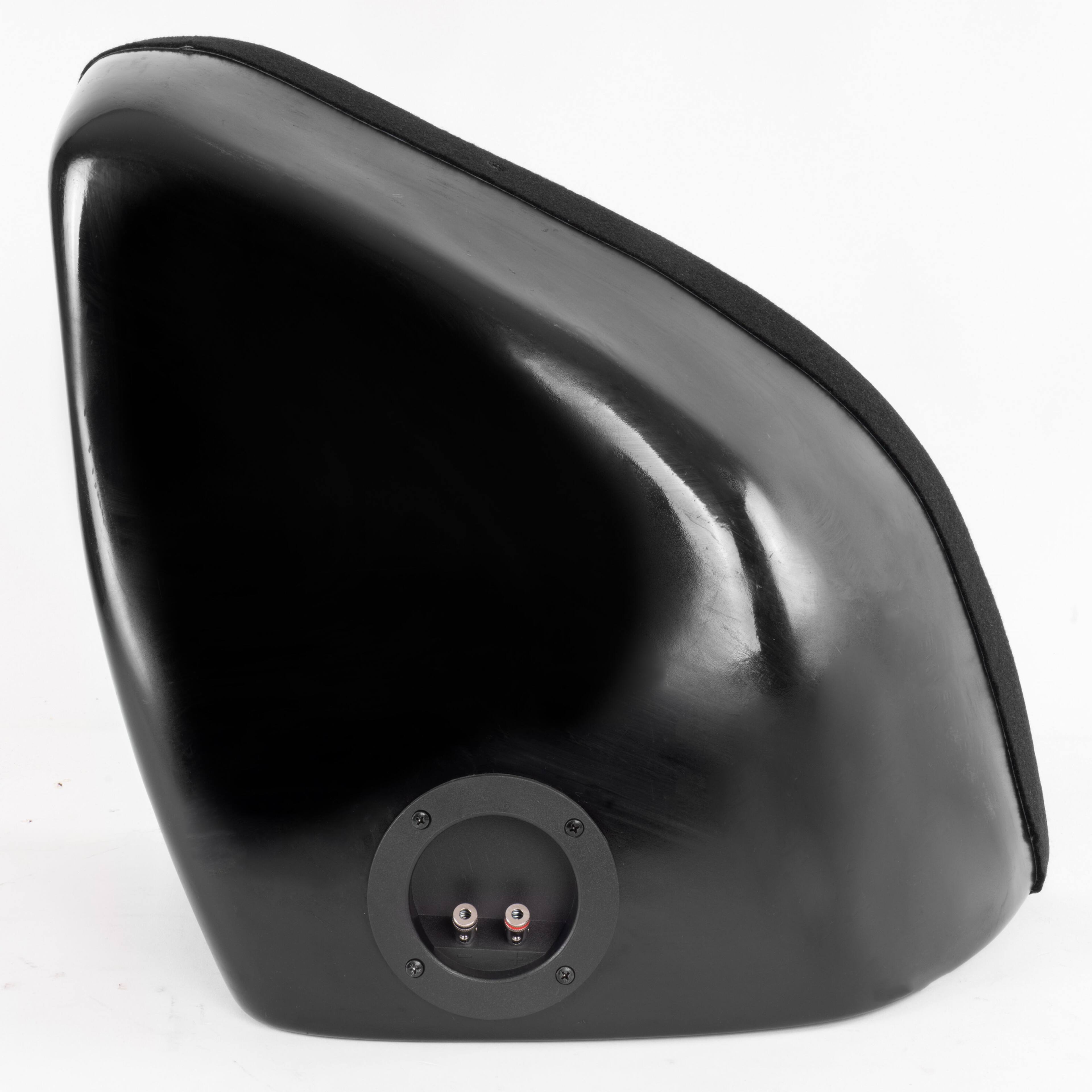 Alt View 2. NVX - UBE-TSLAS-G1 BOOST Box Custom Fit 10in Empty Sealed Subwoofer Enclosure for 2012-2020 Tesla Model S, Y.