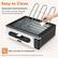 Easy to Clean
Adjustable Heating Element
All corners can be cleaned to avoid accumulating dirt.
Main Unit Not For Dishwasher
Always let all parts cool to room temperature before cleaning.