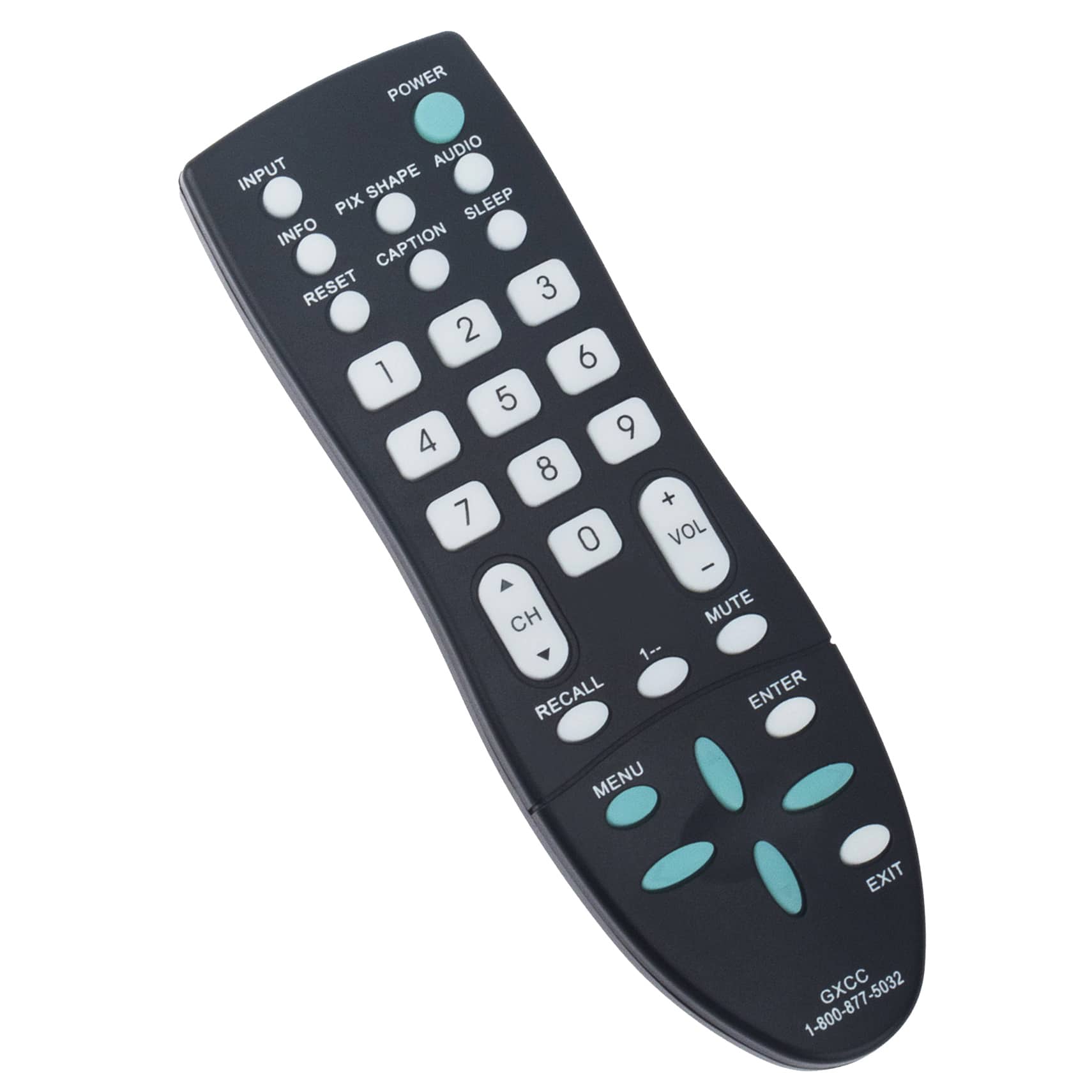 ALLIMITY - Replacement Remote Control GXCC, Fit for Sanyo Television DP26640 DP32640 DP39842 DP39843 DP39E23 DP39E23T DP39E63 - Black