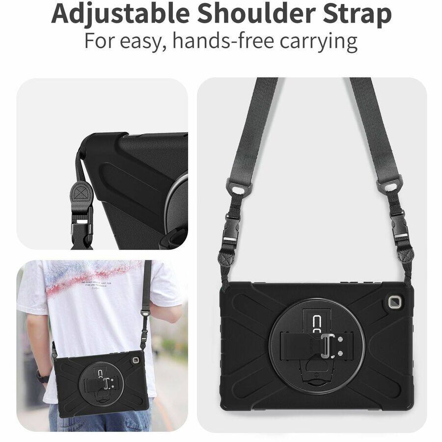 Adjustable Shoulder Strap  
For easy, hands-free carrying