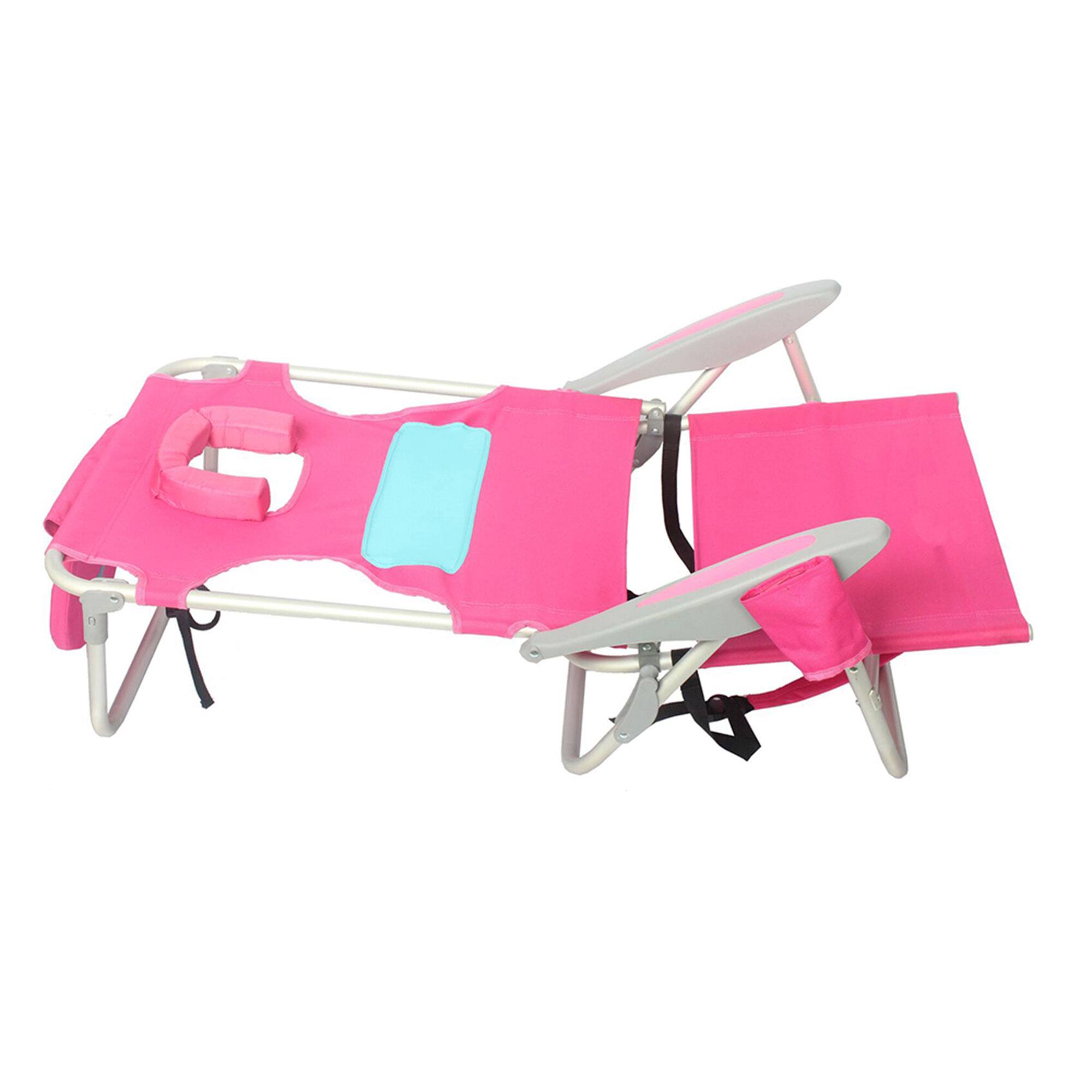 Alt View 8. Ostrich - Ostrich Outdoor Beach Ladies Comfort On Your Back Beach Chair, Pink (2 Pack) - Pink.
