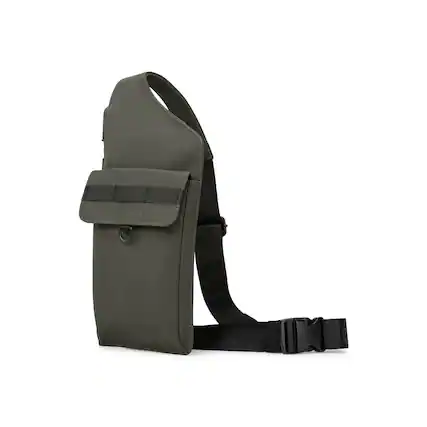 Front. Bugatti - Lockpoint Sling Bag - KHAKI.