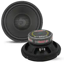 5 CORE - 8 Inch Woofer 200W Car Subwoofer 4Ohm Replacement Deep Sub w Poly Cone - Black