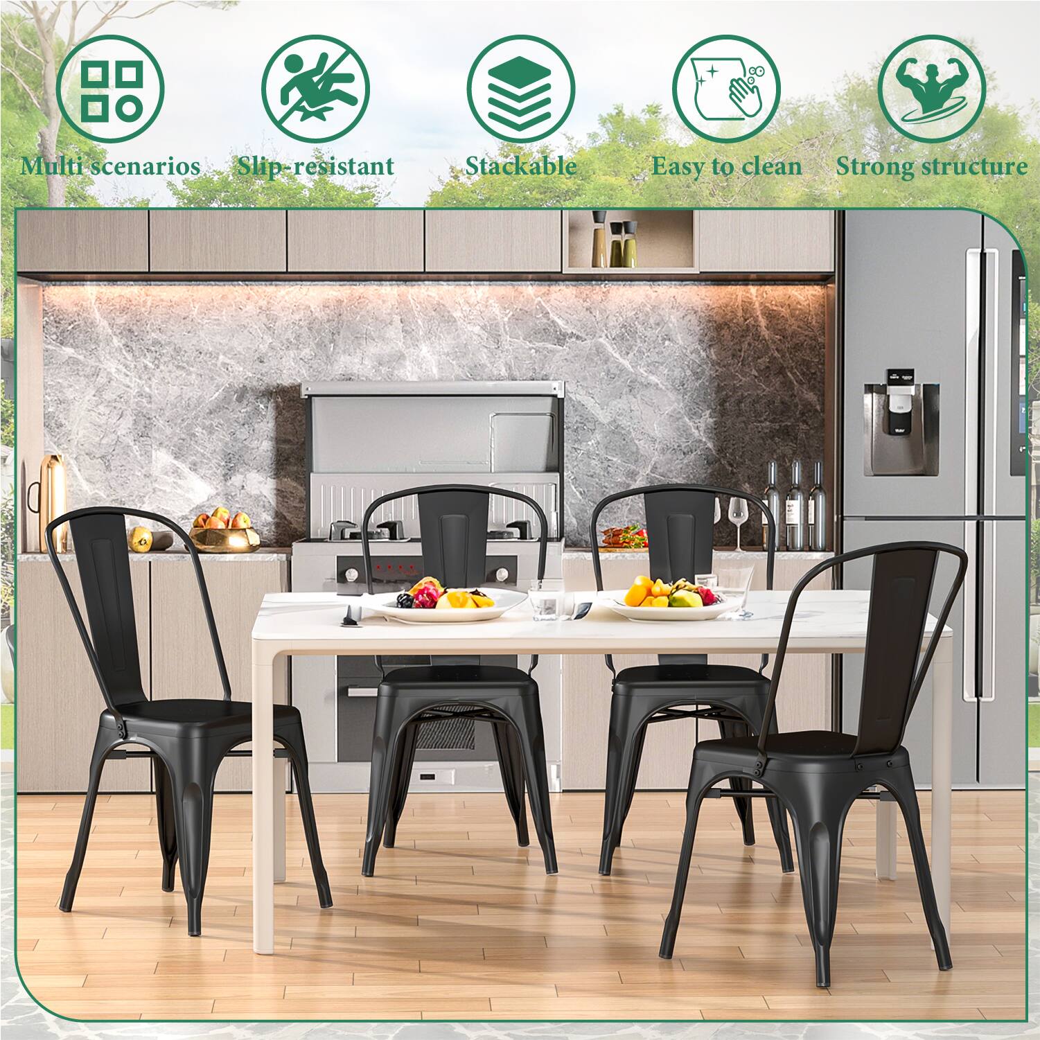 - Multi scenarios
- Slip-resistant
- Stackable
- Easy to clean
- Strong structure