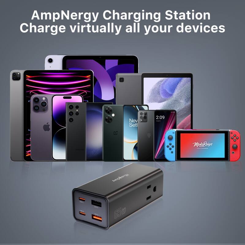 AmpNergy Charging Station Charge virtually all your devices. New Sett 2:09 MidRally