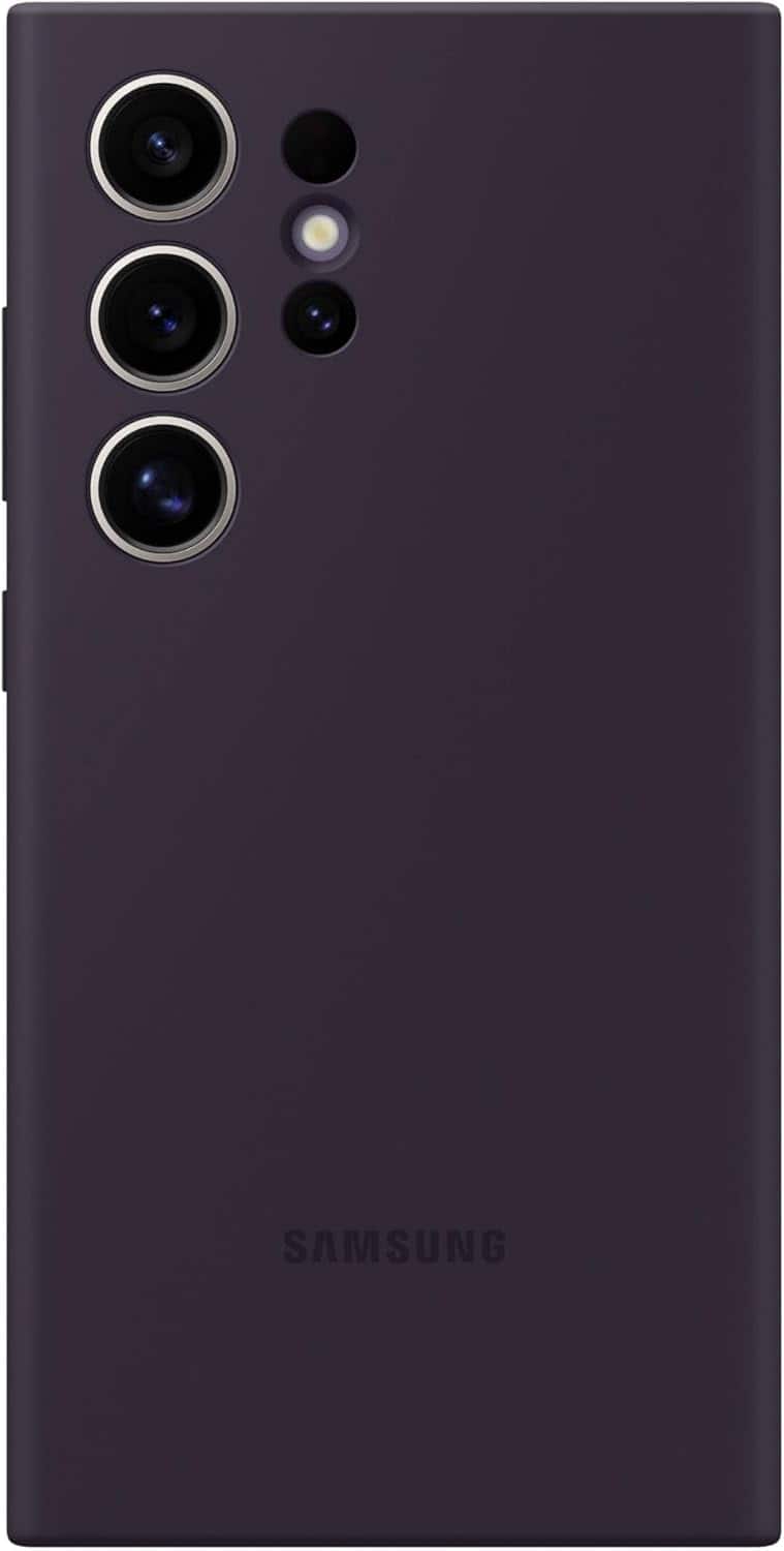 Silicone Case for Samsung Galaxy S24 Ultra | Color: - Dark Violet
