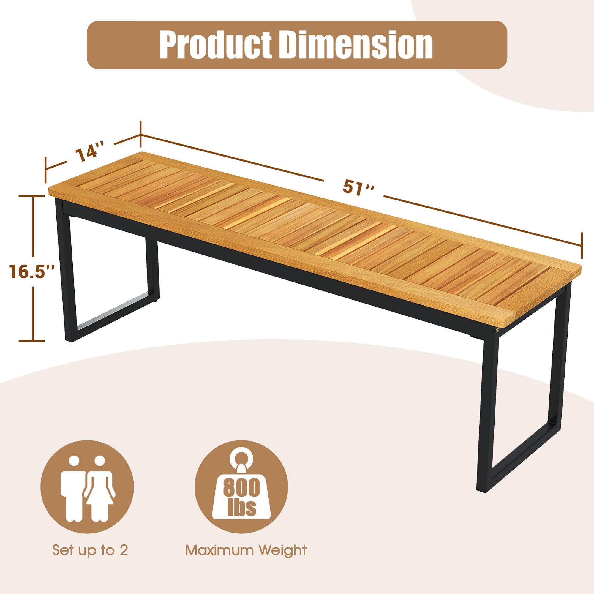 Product Dimension: 14" x 16.5" x 51", Maximum Weight: 800 lbs, Set up to 2