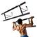 Front. Costway - Pull-up Bar for Doorway No Screw Foldable Strength Training Chin-up Bar Home Gym - Black.