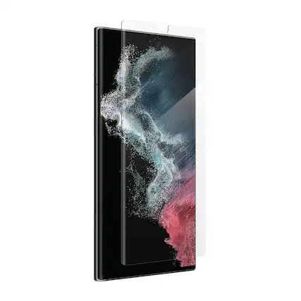 Front. ZAGG - ZAGG ZGFC Samsung Galaxy S22 Ultra Fusion Curve Clear - Clear.