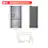 LG Refrigerator Dimensions
- Height (H): 70 1/4"
- Width (W): 35 3/4"
- Depth (D): 27 1/2"
- Clearance (C): 2"
- Clearance (C): 1/8"
- Clearance (C): 1/8"
- Depth (D): 43 3/4"