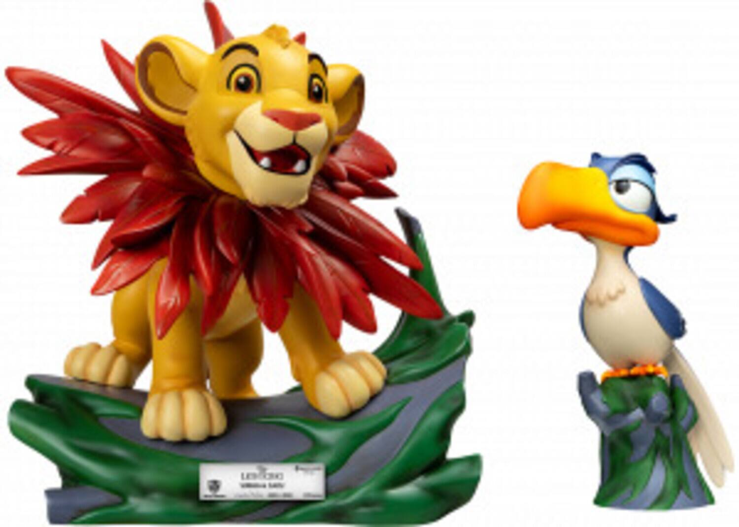 Beast Kingdom - The Lion King - Master Craft - Little Simba & Zazu - Collectibles