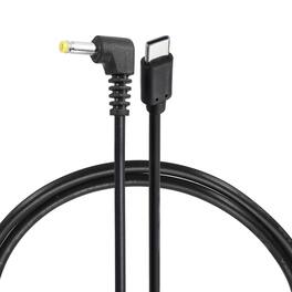 Unique Bargains - USB C to DC Power Cable, 12V 3A 36W, 4.0x1.7mm, PD Trigger for Laptop, Monitor, Security Camera - Black
